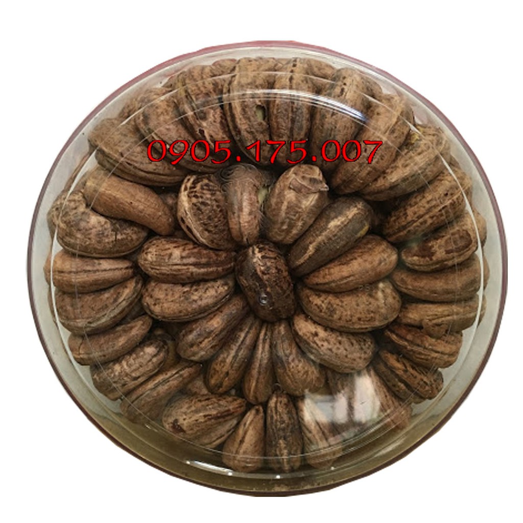 Hạt điều rang muối hộp tròn 500 gram | BigBuy360 - bigbuy360.vn