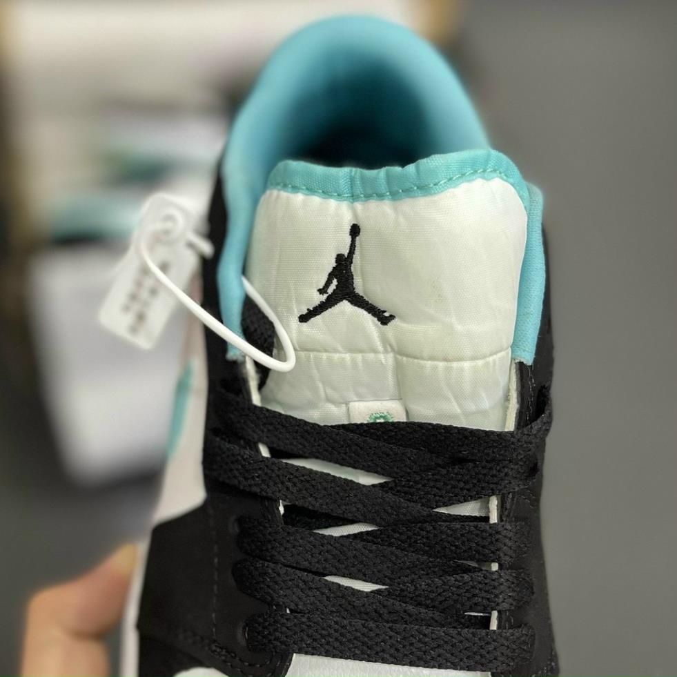 Giày  JorDan 1 Xanh ngọc ,jordan cổ thấp đế xanh Đế Phản Quang Giày Thể Thao Nam Nữ Thấp Cổ Full Phụ Kiện | BigBuy360 - bigbuy360.vn
