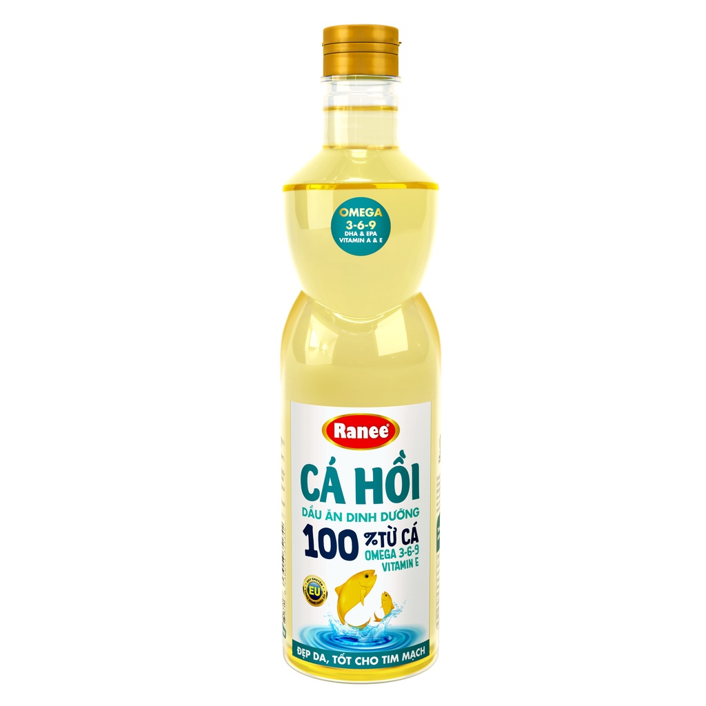 Thùng dầu ăn Ranee Cá Hồi 950ml