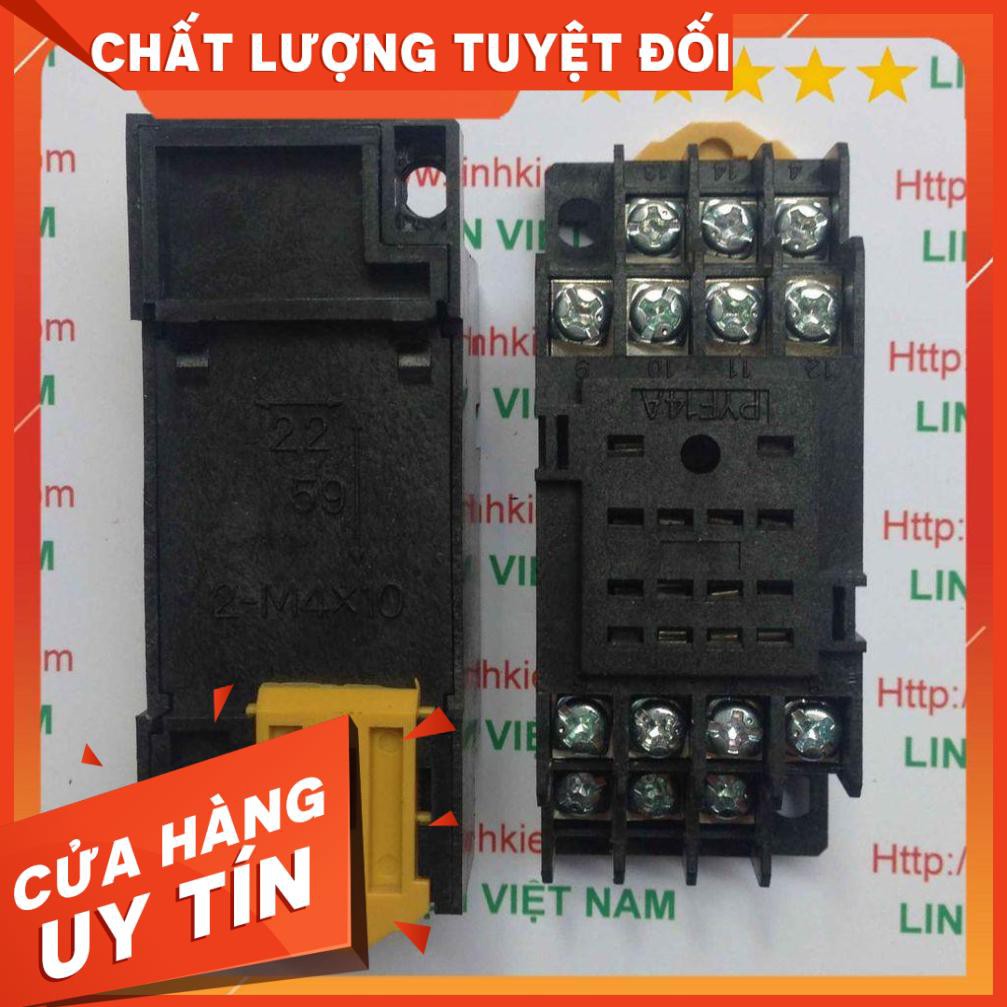 Socket PYF14A - Đế Relay 14 chân