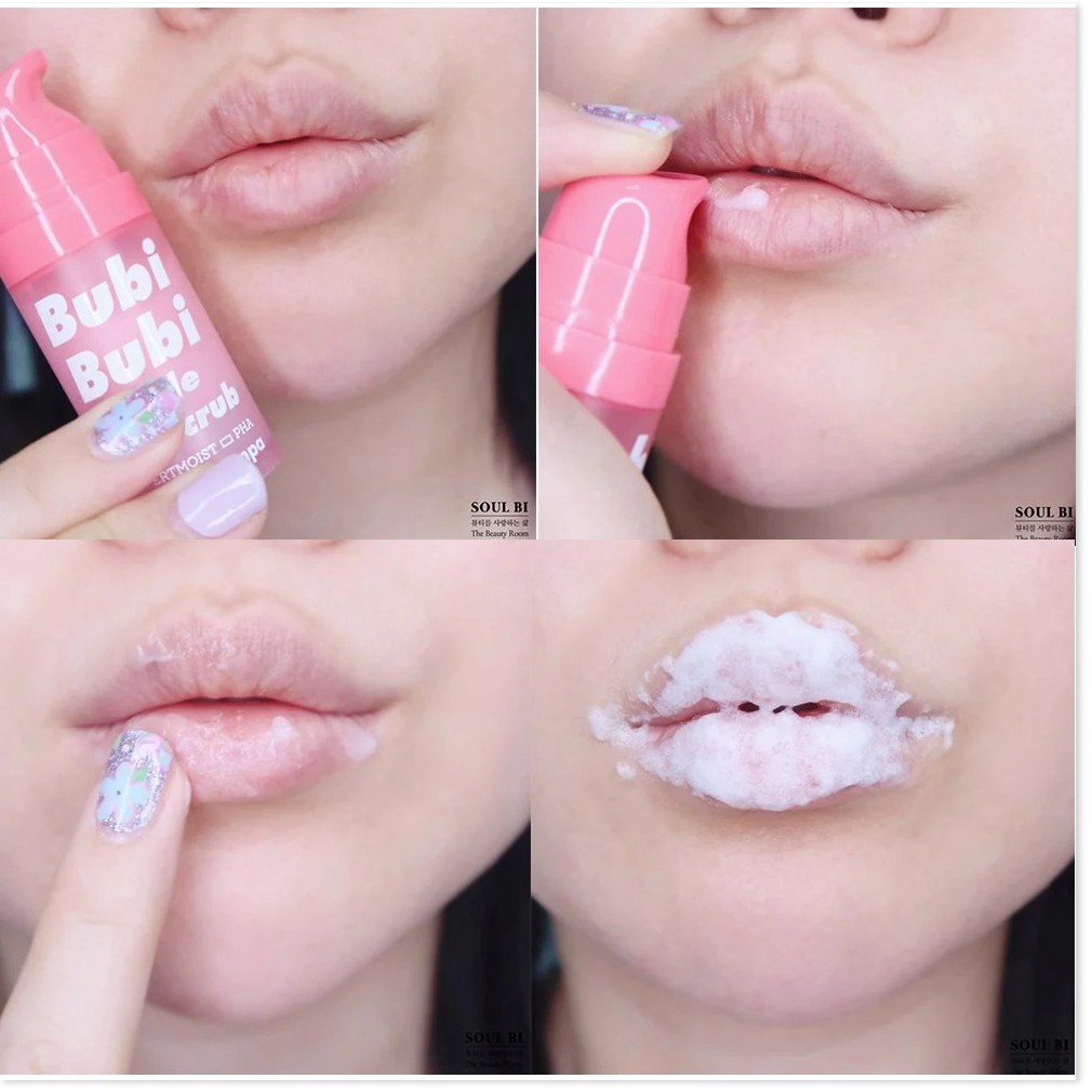 [Mẫu Mới] Gel Tẩy Tế Bào Chết Sủi Bọt Thải Độc Môi Unpa Bubi Bubi Lip 10ml | BigBuy360 - bigbuy360.vn