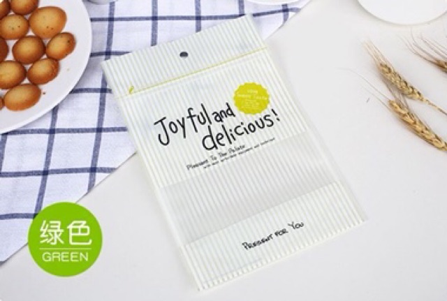 Túi Zip bánh quy/ cookie 10 cái