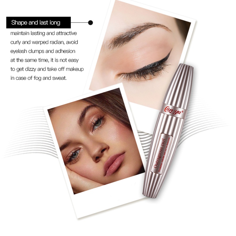 Mascara Sợi Tơ 4D Chống Thấm Nước Không Nhòe Chuốt Dài Và Cong Mi