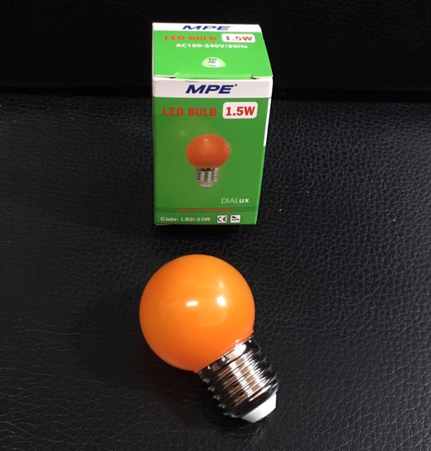 MPE bóng đèn led trái chanh 1.5w 7màu lựa chọn