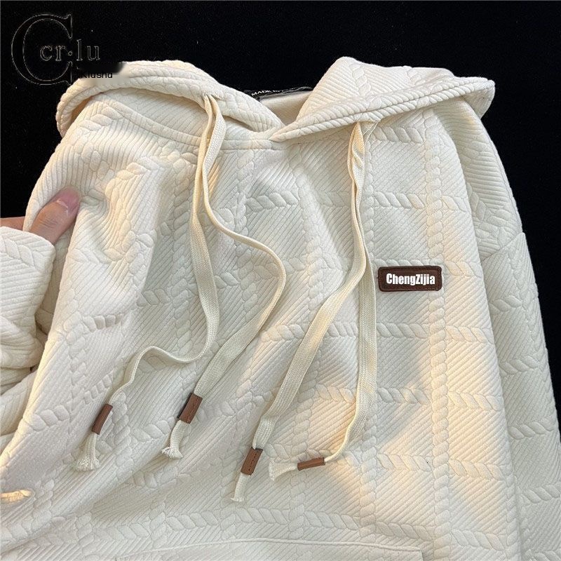 Áo sweater Có Mũ Dáng Rộng Mềm Mại Phong Cách Nhật Bản Cao Cấp Dành Cho Nam Nữ
