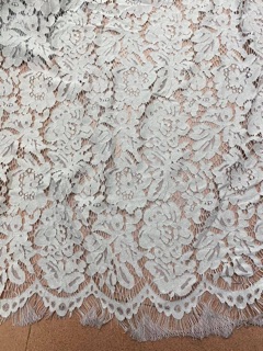 Vải ren sợi chỉ cotton đẹp (đủ màu-bán khoang)