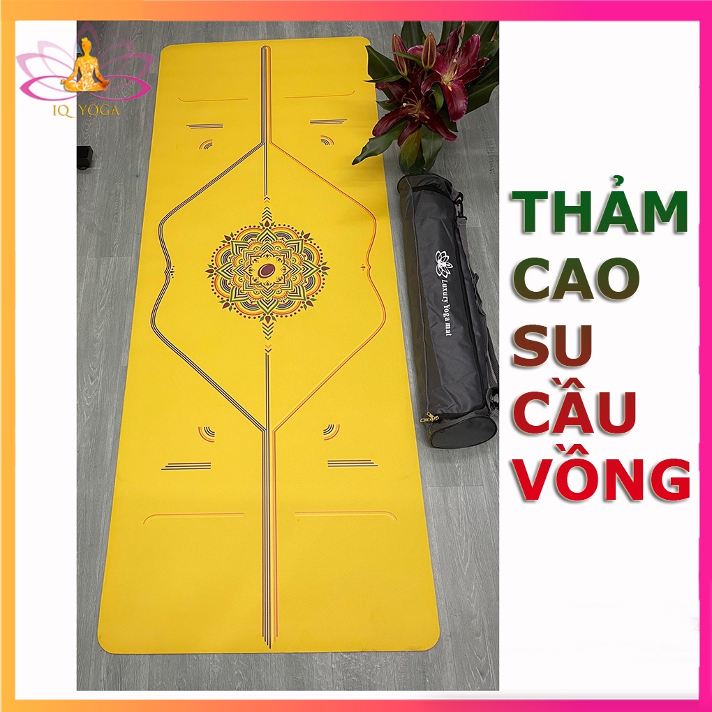 Thảm yoga cao su cầu vồng chính hãng