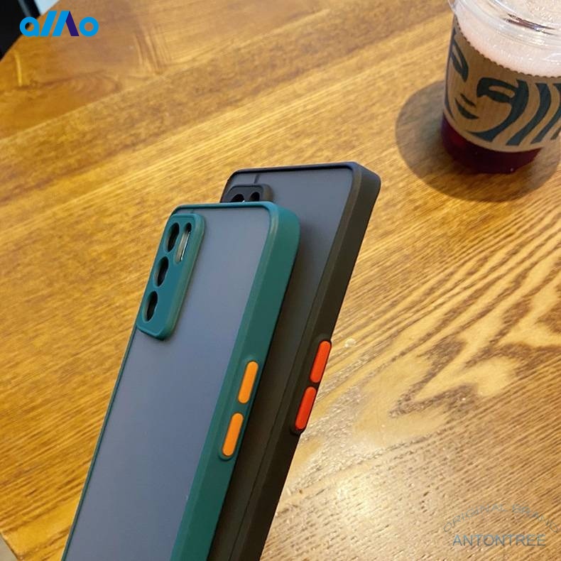 Ốp Điện Thoại Cứng Nhám Chống Rơi Có Khung Bảo Vệ camera Cho OPPO Reno 11 a79 reno 6z 6 reno6 z 5g reno5f
