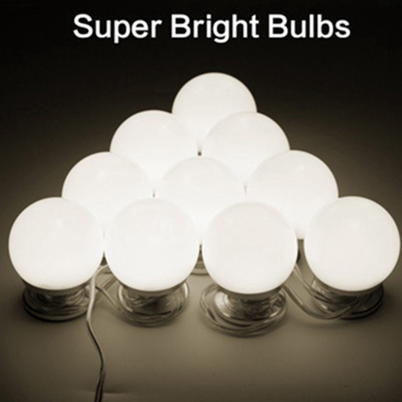 Bộ bóng đèn LED gắn gương trang điểm