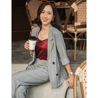 [ HÀNG CÓ SẴN ]Set vest nữ Nami blazer nữ phong cách cơ bản trẻ trung năng động (Áo vest + Quần âu)