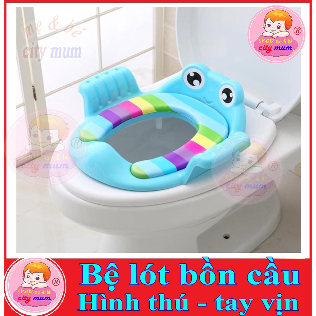 BỆ LÓT BỒN CẦU HÌNH THÚ - TAY VỊN