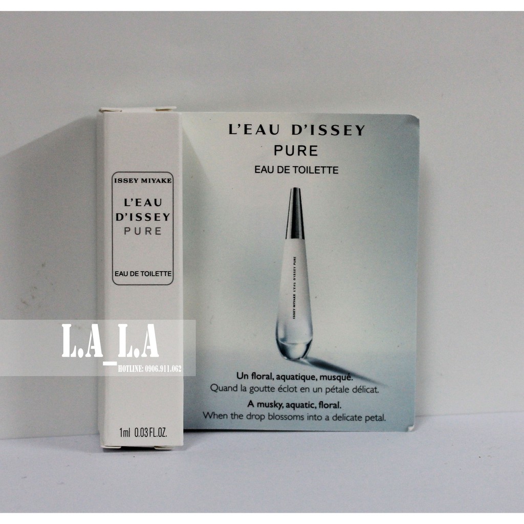 [ Vial ] Nước hoa ISSEY MIYAKE L'Eau D'Isey Pure 1ml