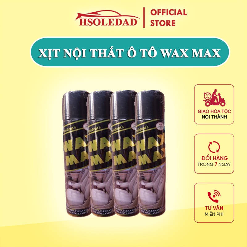 Bình Xịt Đánh Bóng Và Làm Sạch Nội Thất Ô tô Wax Max.