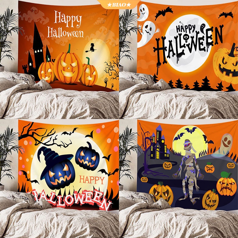 Thảm Treo Tường Trang Trí Chủ Đề Halloween