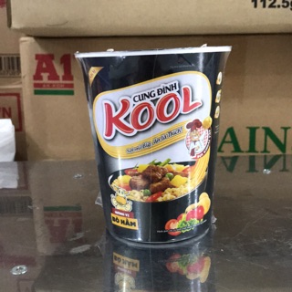 Thùng 24 ly Mì Cung Đình Kool 65g vị Bò Hầm
