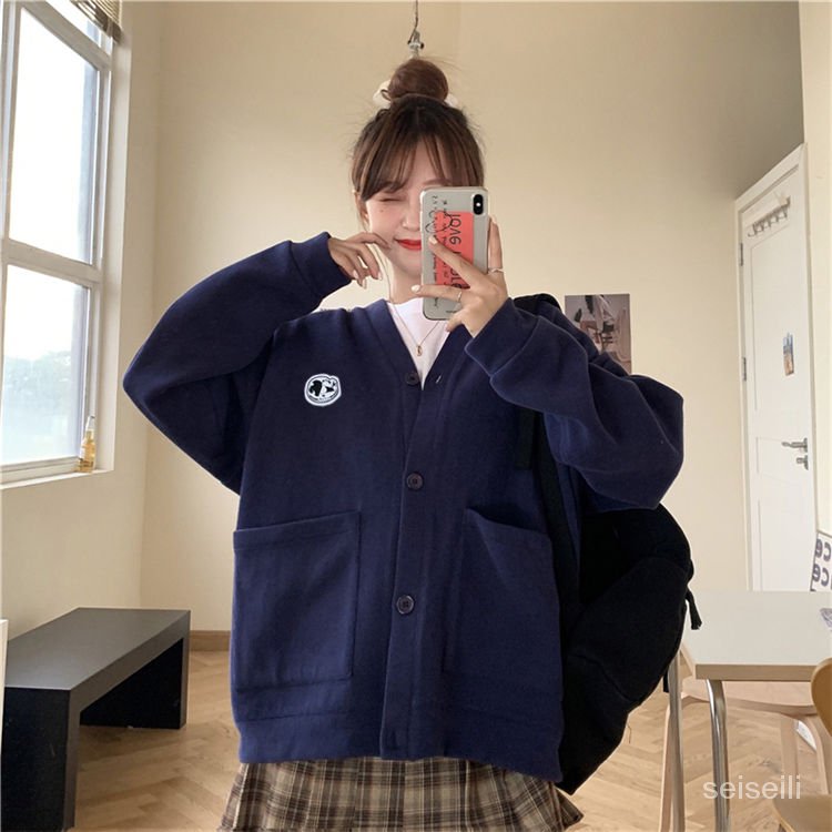 Áo Khoác Bóng Chày Nữ Phong Cách Nhật Bản 2021 | BigBuy360 - bigbuy360.vn