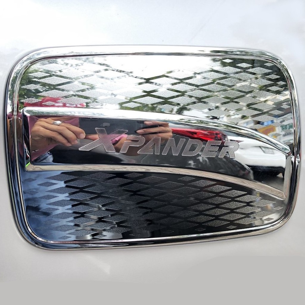 Xpander,ốp nắp xăng Phụ kiện đồ chơi theo xe Mitsu Xpander 2018 2019 2020