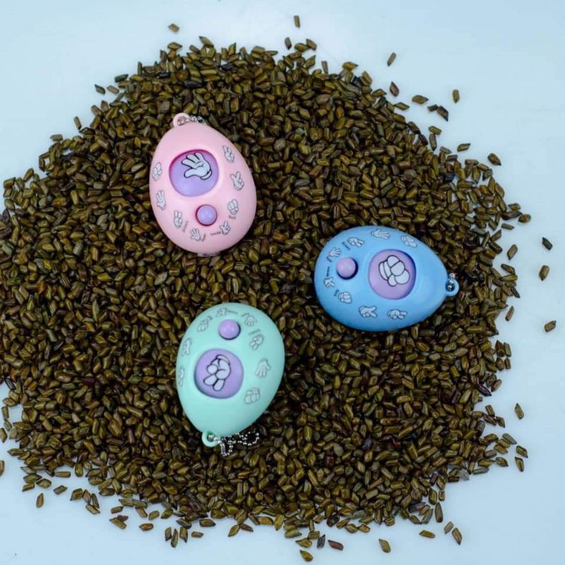 Móc Khóa Đôi VikiToys Oẳn Tù Xì Hình Kéo Bao Búa Cute Đa Năng Gắn Cặp Balo Túi Xách Điện Thoại