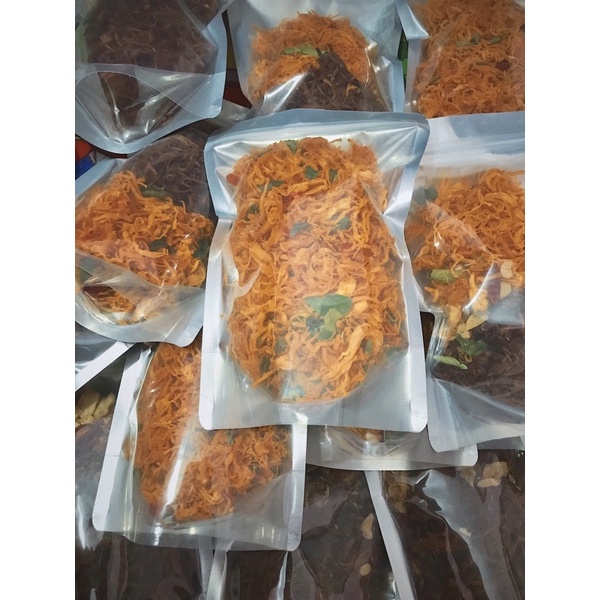 350gr khô gà xé cay lá chanh
