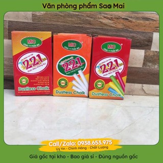 ✔️Vpp tại kho✔️ Hộp phấn trắng viết bảng học sinh - VPP Sao Mai