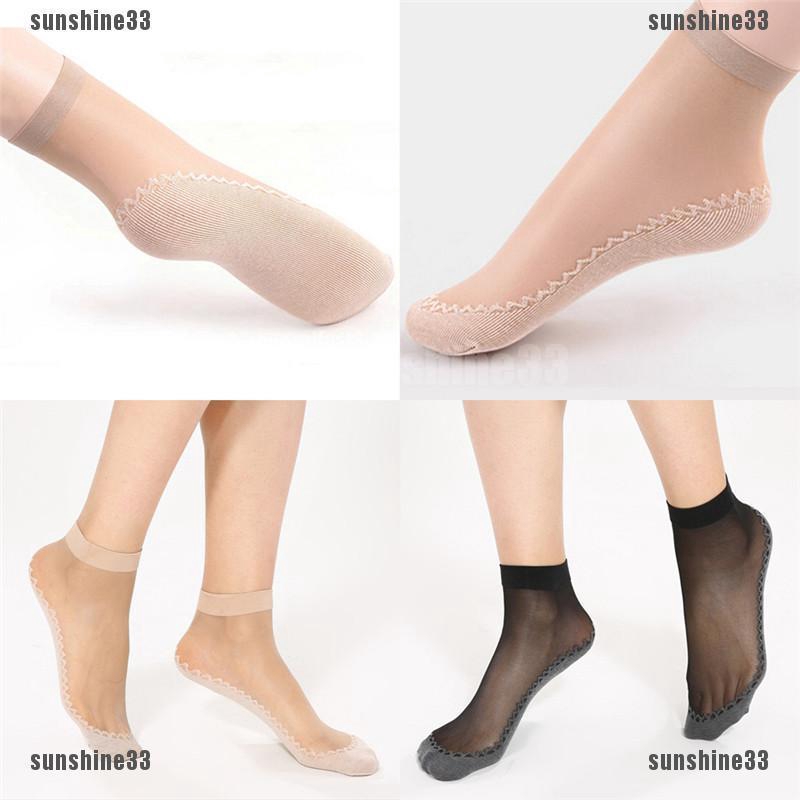 Set 5 đôi tất nữ mềm mại, chống trượt