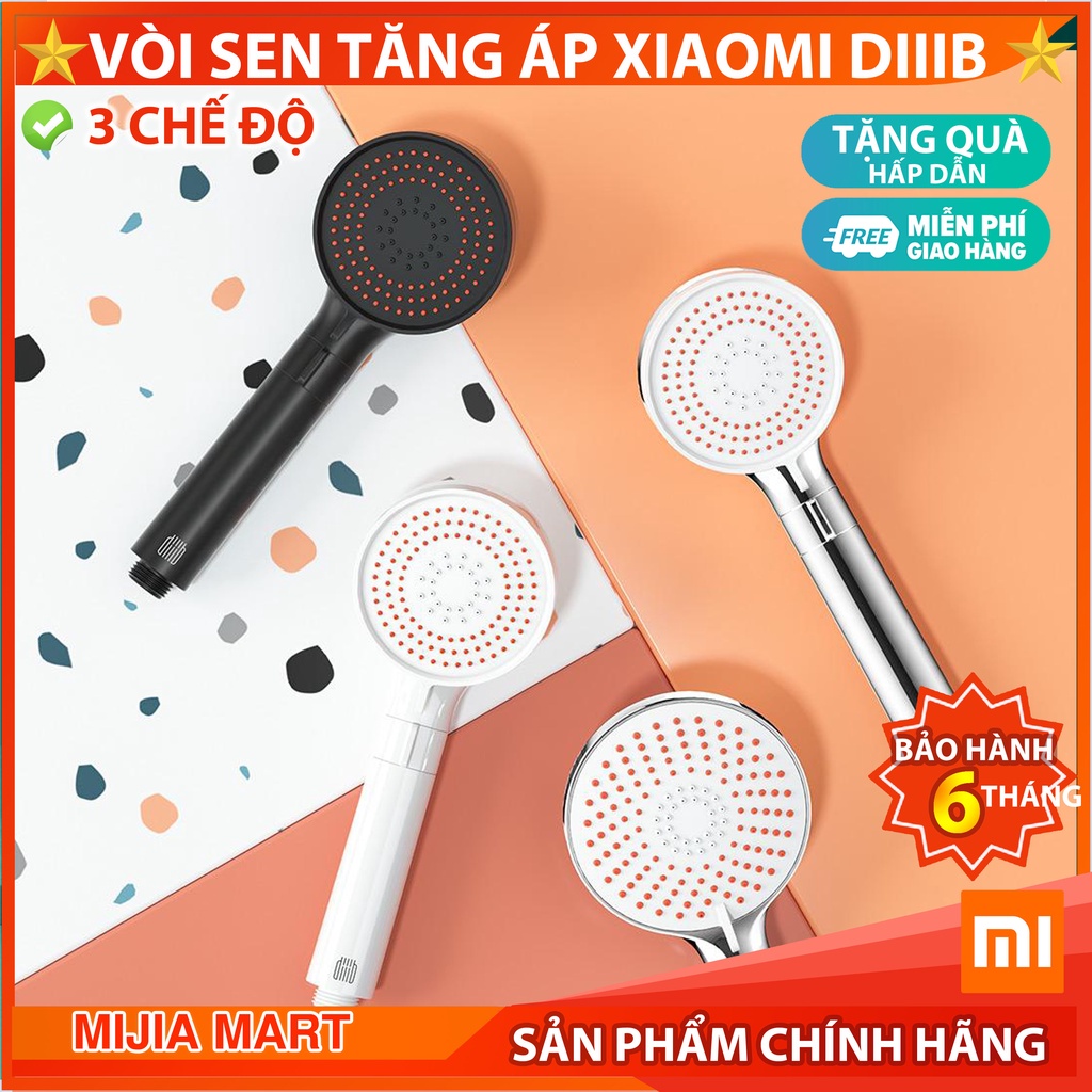 [MỚI VỀ] Vòi sen tăng áp cao cấp Xiaomi Diiib. Bát sen tăng áp 3 chế độ