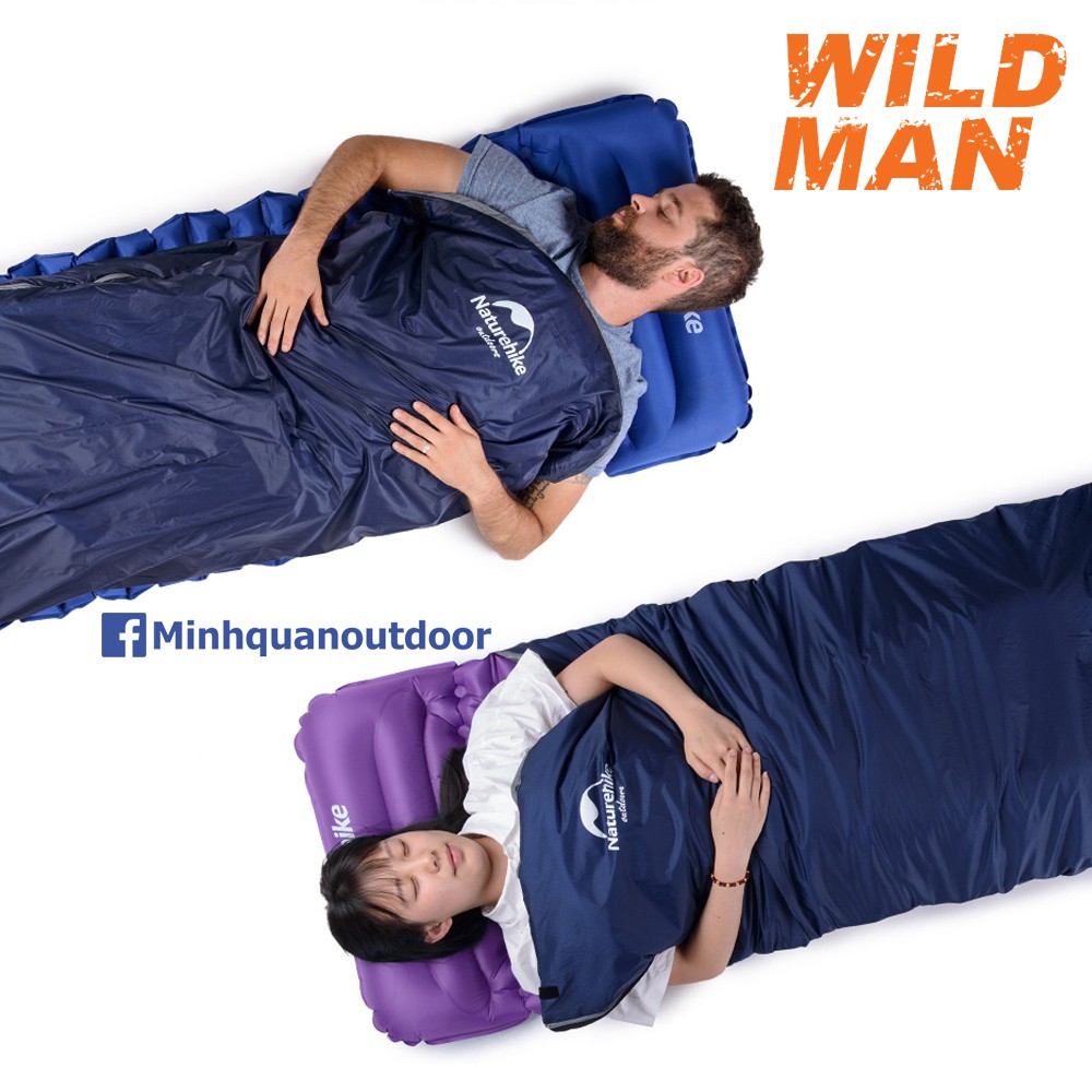 Túi ngủ siêu nhỏ gọn Naturehike LW180 chịu lạnh cao dã ngoại văn phòng