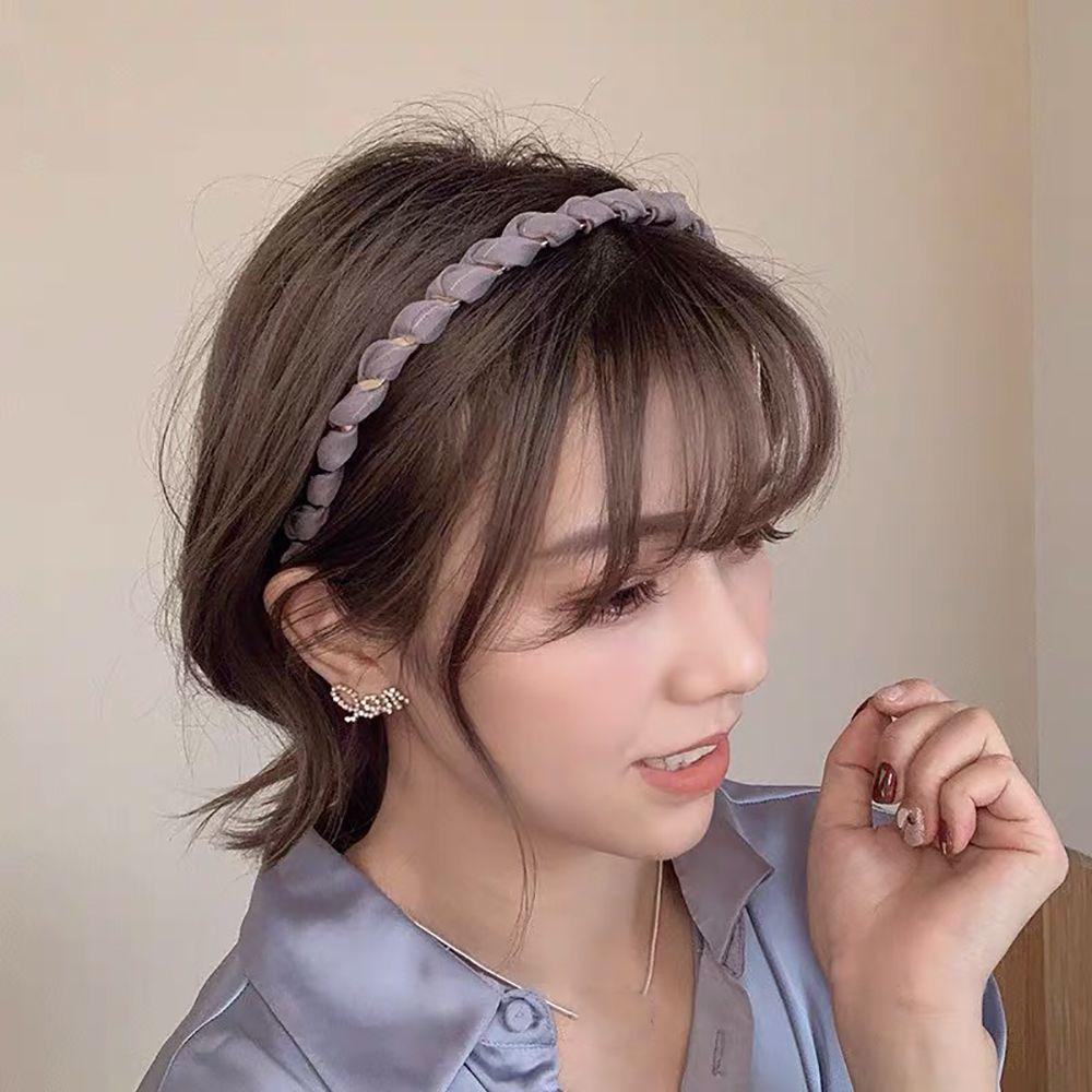 Băng Đô Rửa Mặt Vải Lưới Mỏng Kiểu Hàn Quốc Dễ Thương Cho Bạn Gái