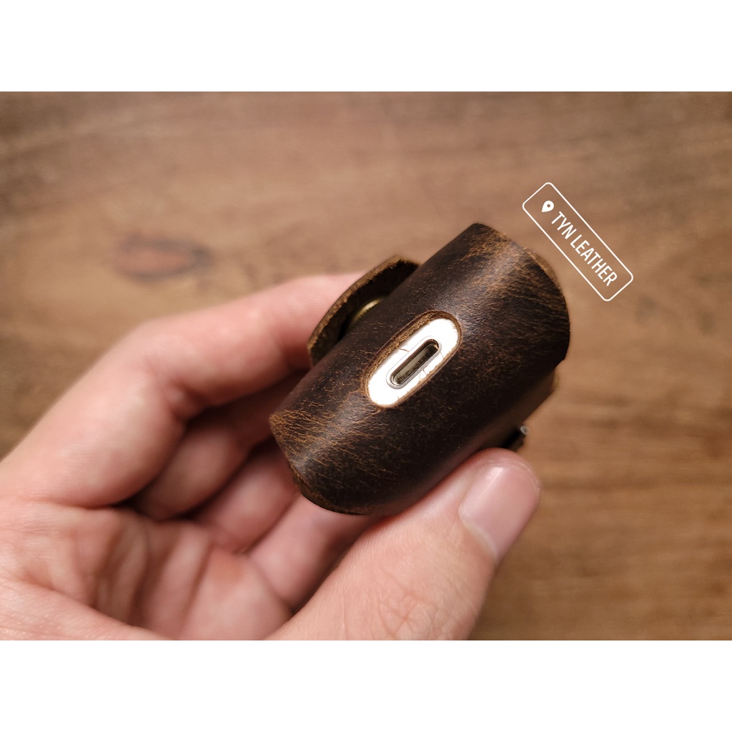 Bao da tai nghe Airpods 2 - Đồ da thủ công Tynleather
