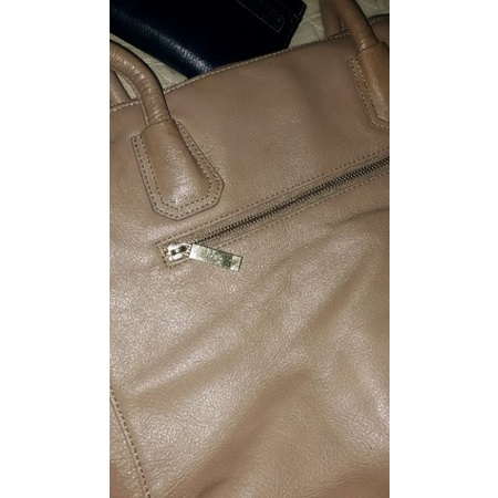 Túi tote quai xách du lịch size lớn  50x27x10 hiệu Joy& Iman da thật, laptop, A4, văn phòng