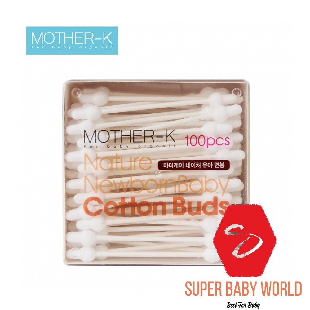 Tăm bông sơ sinh Mother-K Hàn Quốc(100c)