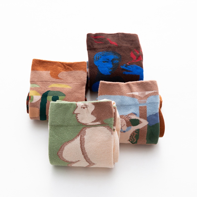 Vớ tất Unisex phong cách Art Socks - vớ nghệ thuật.