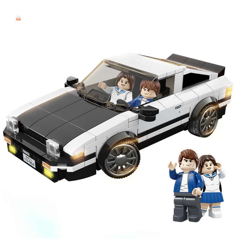 ✱✤Đồ Chơi Lắp Ráp Mô Hình Xe Đua Toyota AE86 8 Ô Độc Đáo