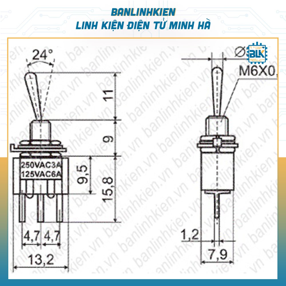 Công Tắc Gạt MTS-102