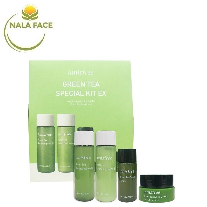 Bộ Kit Dưỡng Da Cấp Ẩm Trà Xanh Innisfree Green Tea Special Kit EX