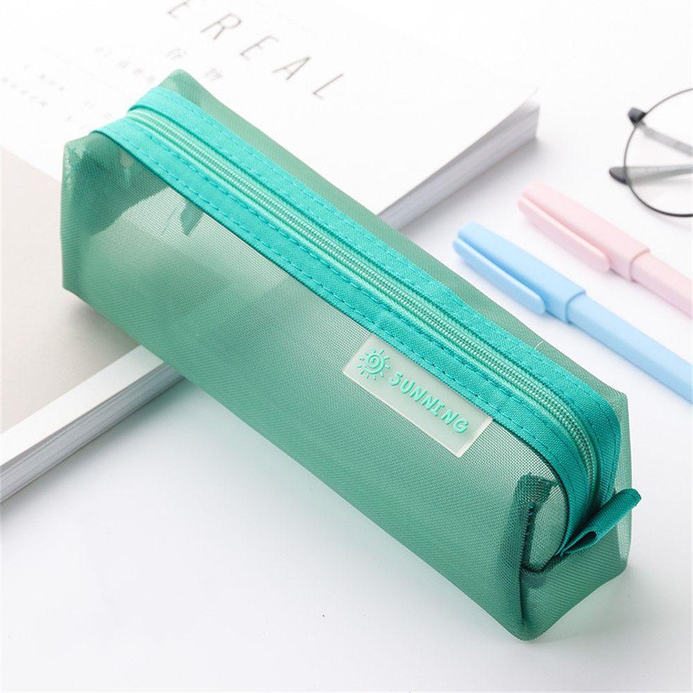 Túi Lưới Đựng Bút Trong Suốt Sức Chứa Lớn Tiện Dụng Cho Học Sinh