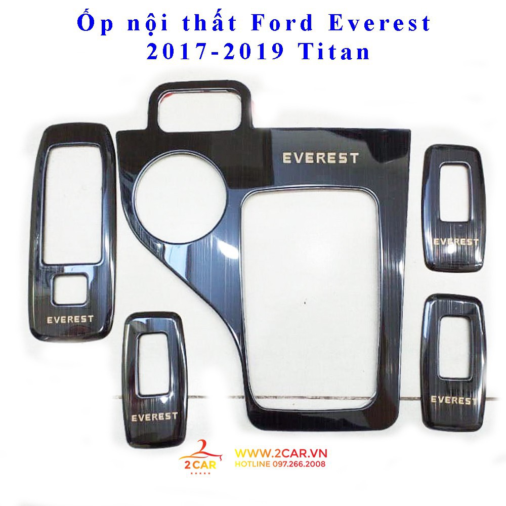 Ốp nội thất Ford Everest 2017-2021 Titan cao cấp