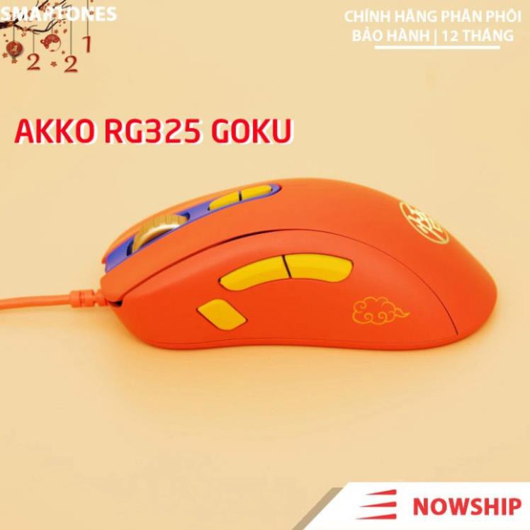 Chuột chơi game AKKO RG325 Dragon Ball Z Mắt đọc PWM3325 Switch Omron
