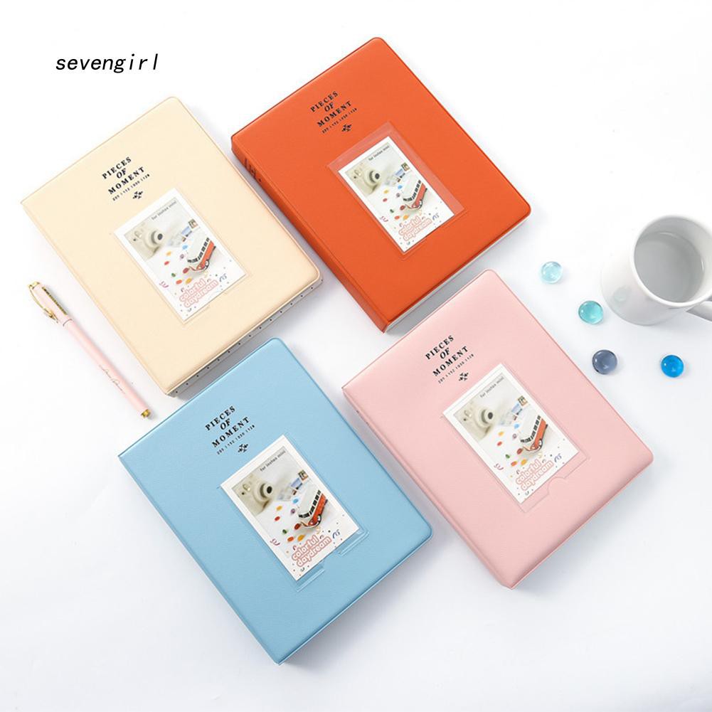 Album trang trí ảnh 128 ngăn 3 inch thiết kế bìa phối hình máy ảnh dễ thương sang trọng