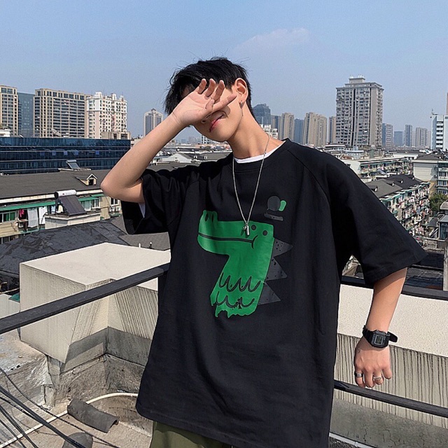 [Mã WA1606 giảm 15% đơn 99k] Áo Thun KHỦNG LONG TO Unisex A005 | BigBuy360 - bigbuy360.vn