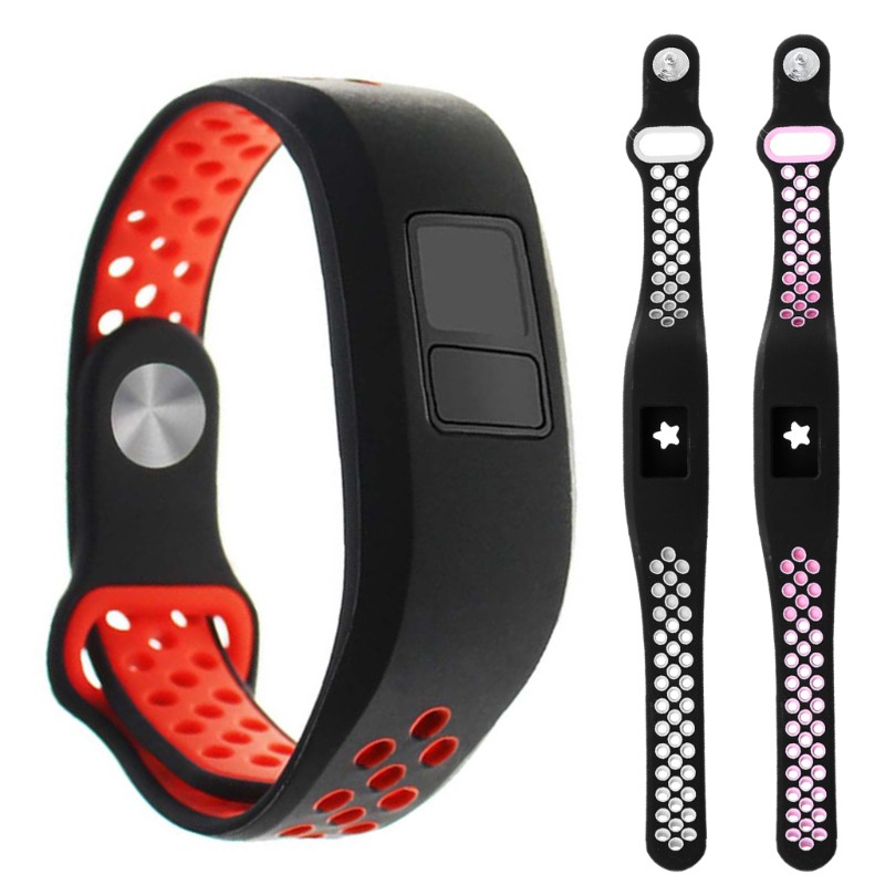 Dây Đeo Silicon Thay Thế Cho Đồng Hồ Garmin Vivofit 3 / Jr