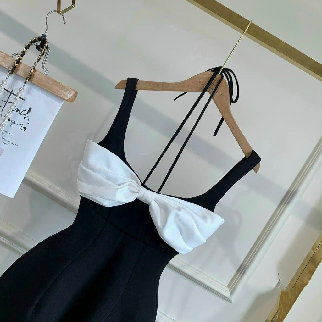 Jumsuit 2 Dây Ngắn Phối Nơ Ngực Siêu Xinh Tôn Dáng - Jumsuit 2 Dây Mẫu Mới Siêu Cute