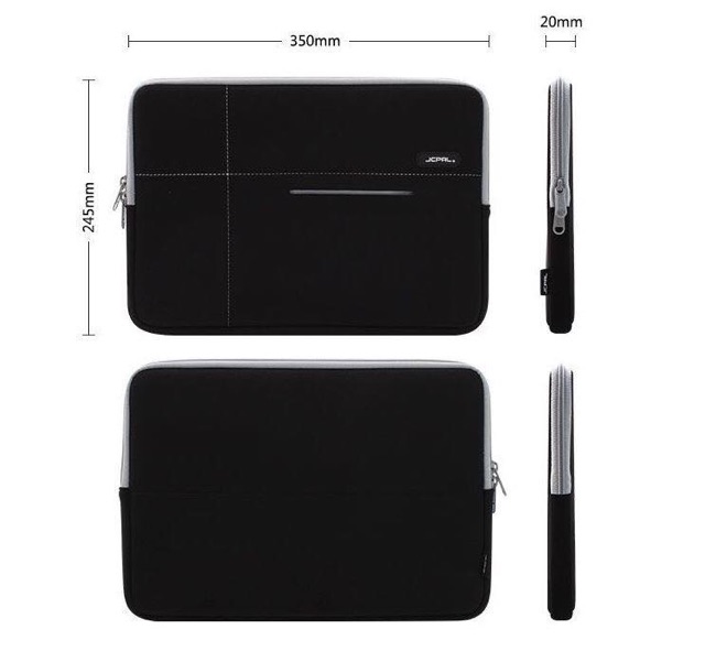 Túi chống sốc JCPAL cho Macbook 11'6,12,13'3,15'4 inh | BigBuy360 - bigbuy360.vn