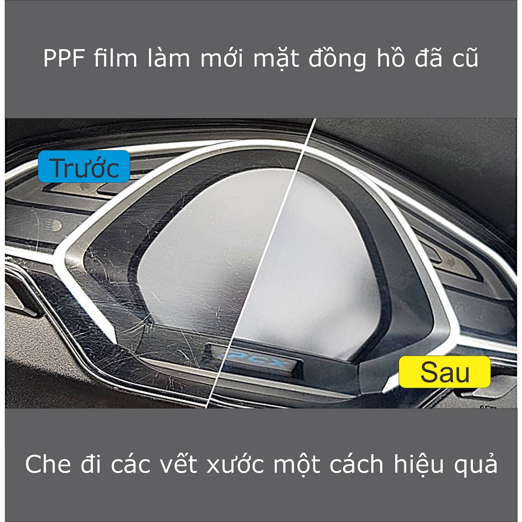 Miếng dán PPF bảo vệ mặt đồng hồ xe WINNER X 2022 - Chất liệu PPF CAO CẤP - PHỤC HỒI XƯỚC ĐỒNG HỒ WIN X