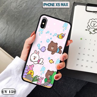 Ốp lưng nhám Iphone xs max - in hình