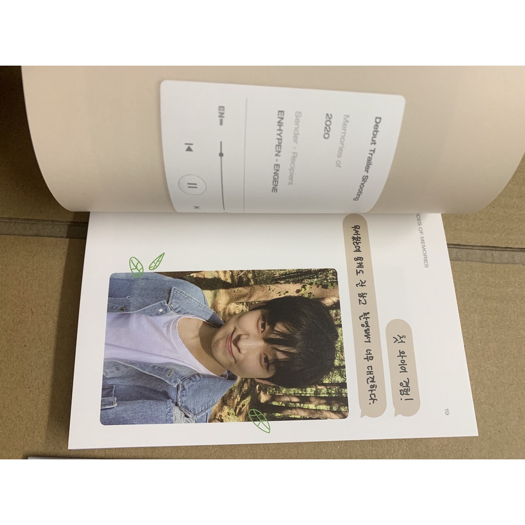 PIECES OF MEMORIES 2021 ENHYPEN không photocard