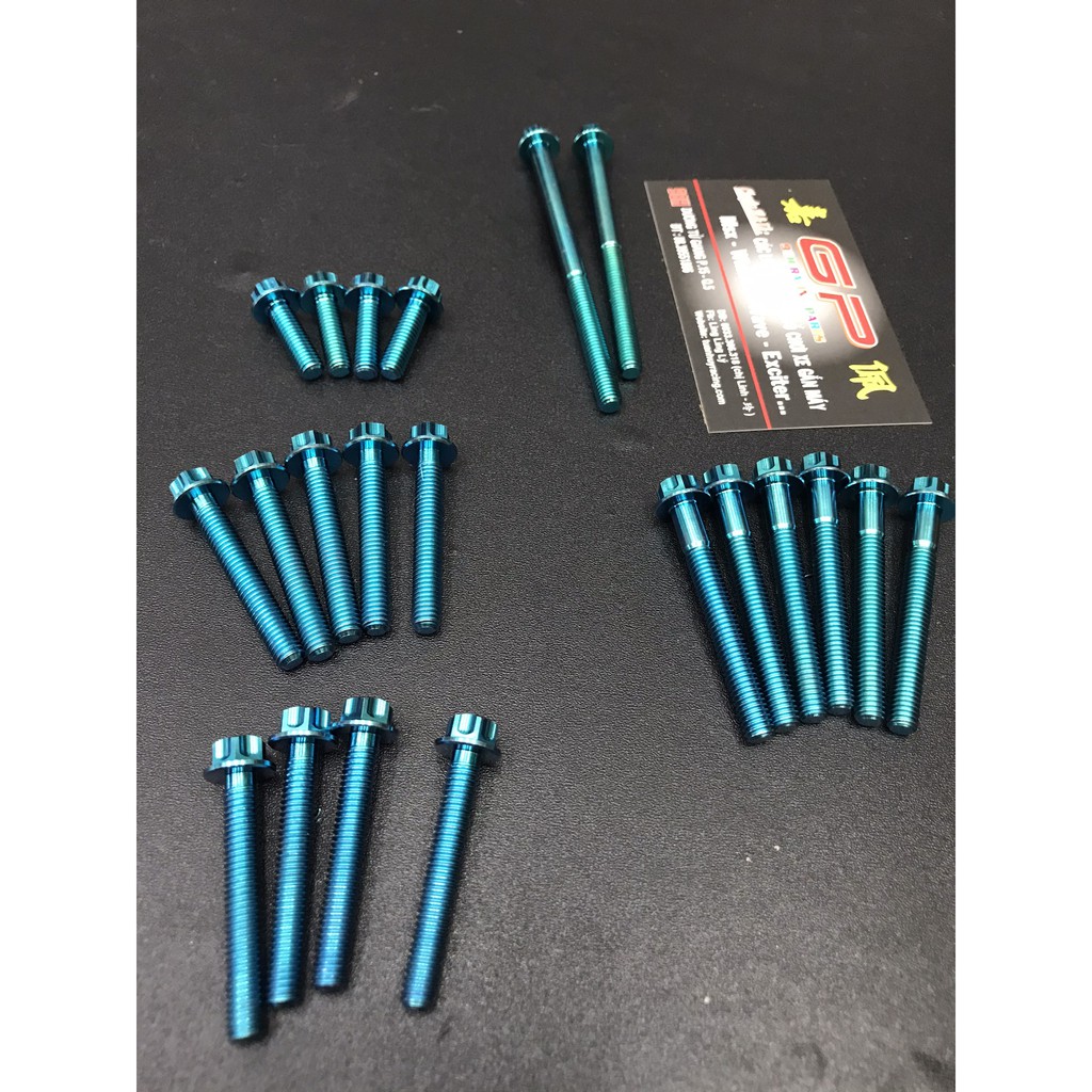 Ốc salaya 6li đủ size 1cm-9cm Titan chuẩn Gr5 6li1 6li2 6li3 6li4 6li5 6li6 6li7 6li8 6li9 5.0