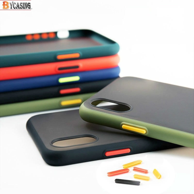 Ốp lưng PC cứng màu tương phản bảo vệ điện thoại Realme 8 Pro Realme 7i 6i Realme 6 Pro Realme 5i/ 5 Pro Realme C17 C12 C15 C25 C11 C3 XT | BigBuy360 - bigbuy360.vn