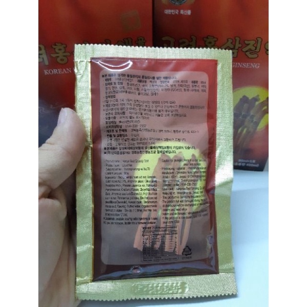 Nước tinh chất hồng sâm 30 gói 80ml Ganghwa Red Ginseng