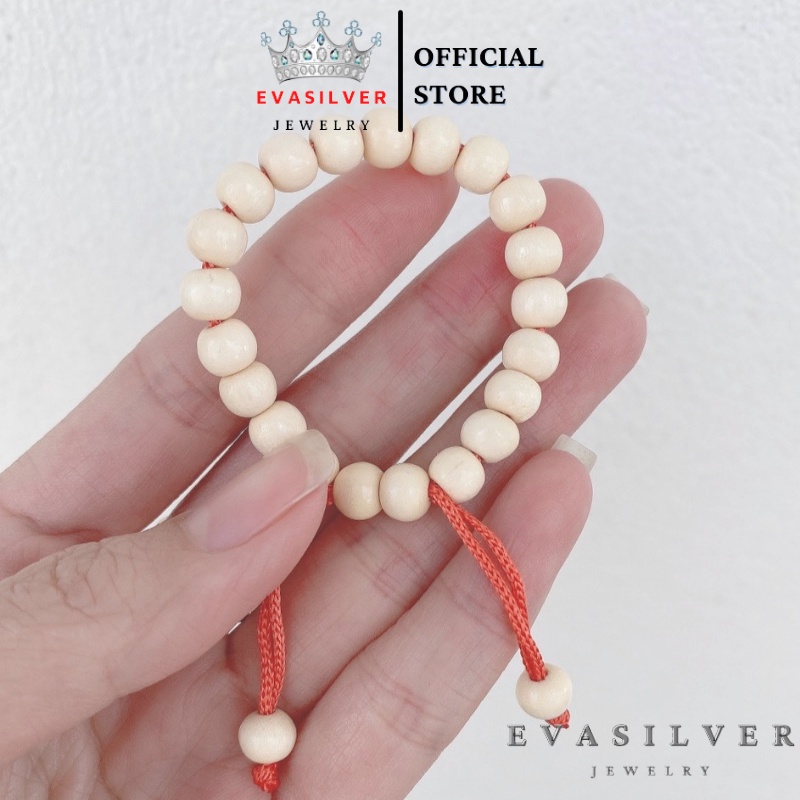 Vòng tay dâu tằm chỉ đỏ Evasilver, đem lại may mắn và bình an cho bé